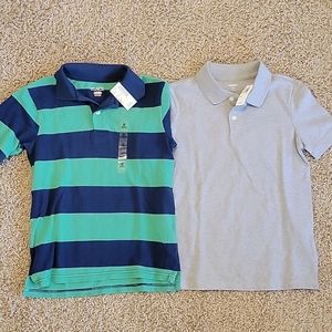 NWT boys Polo collared shirts size M